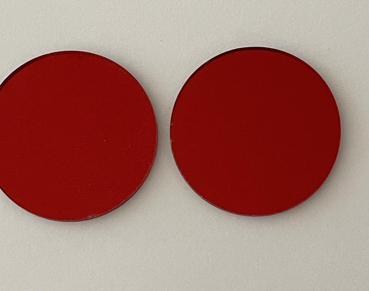 Blank Acrylic Shapes(Circle/rectangle/square) - Light Red Mirror Blanks
