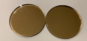 Blank Acrylic shapes(circle/rectangle/square) - Gold mirror - Tiny Memories Laser