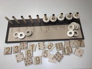 Montessori teaching to count set - Tiny Memories Laser