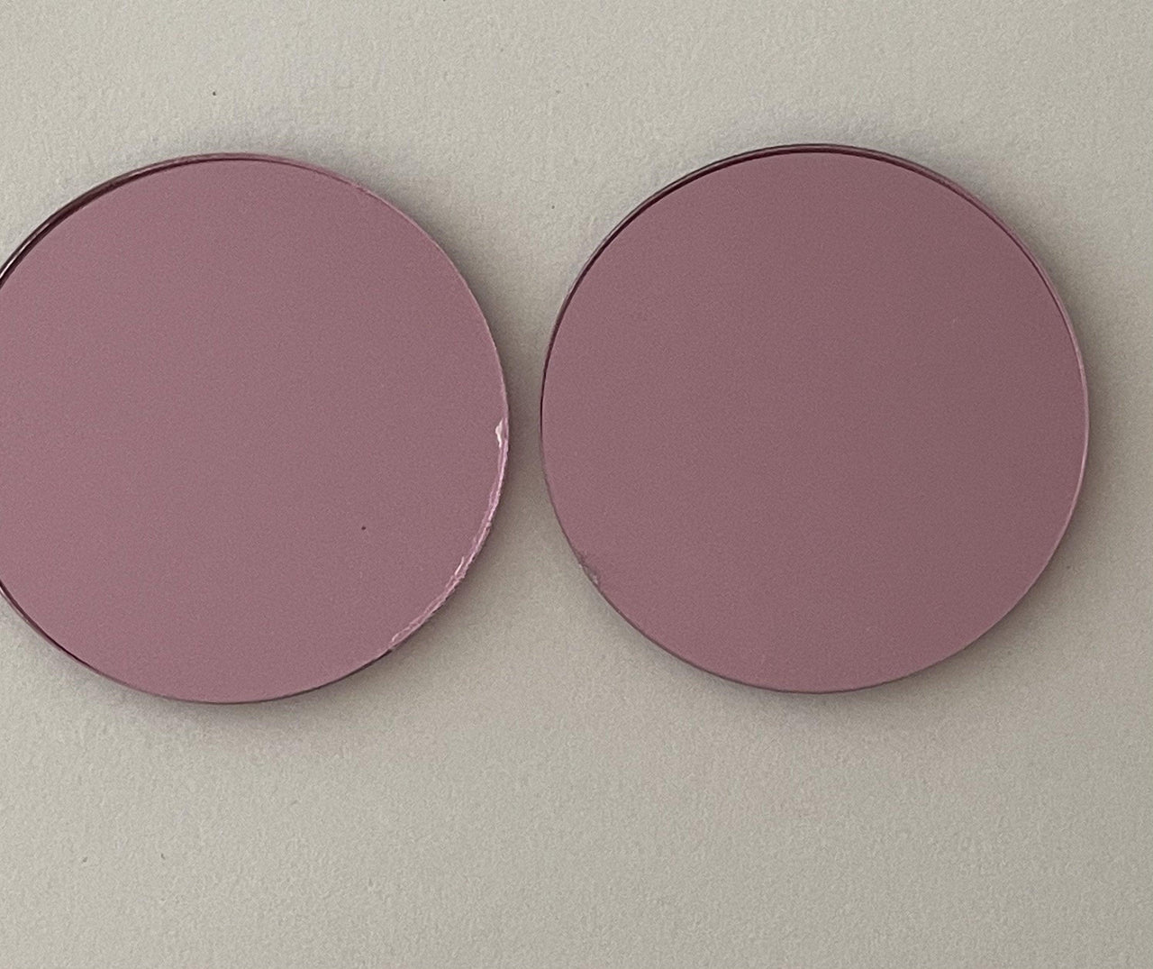 Blank Acrylic Shapes(Circle/rectangle/square) - Violet Mirror Blanks